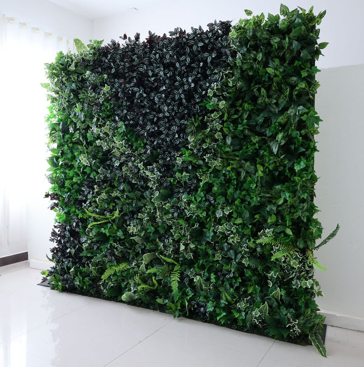 Green Mixed Grass, 5D, Fabric Backing Artificial Flower Wall