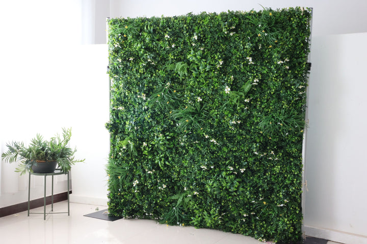 Green Mixed Grass Wall, Artificial Flower Wall, Wedding Party Backdrop