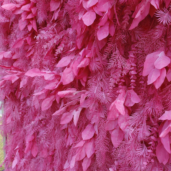 5D Rose Red Fog Artificial Flower Wall Background Wall