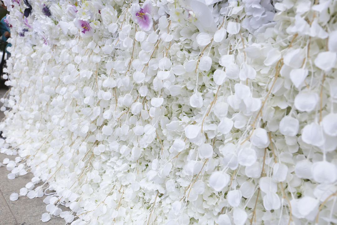 Purple Gradient, Artificial Flower Wall Backdrop
