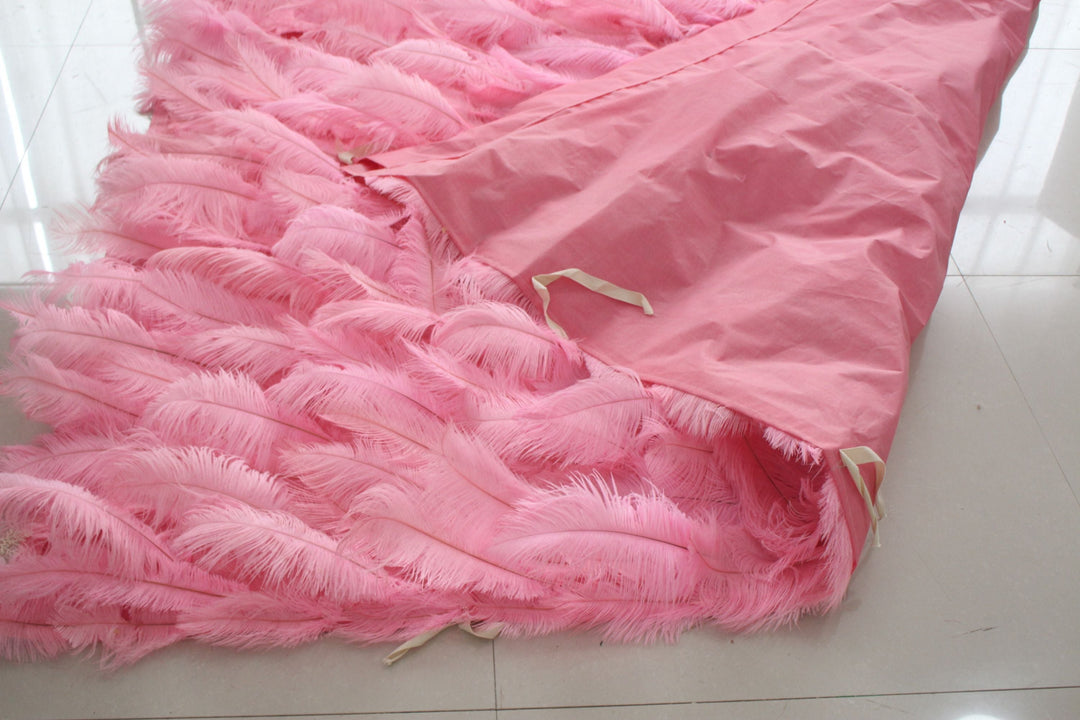 Pink Feather Flower Wall, Artificial Flower Wall, Wedding Party Backdrop