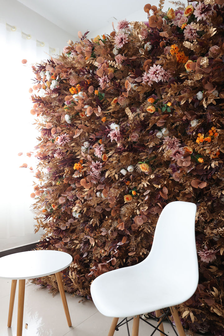 Wall Of Mixed Flowers And Plants, Artificial Flower Wall, Wedding Party Backdrop