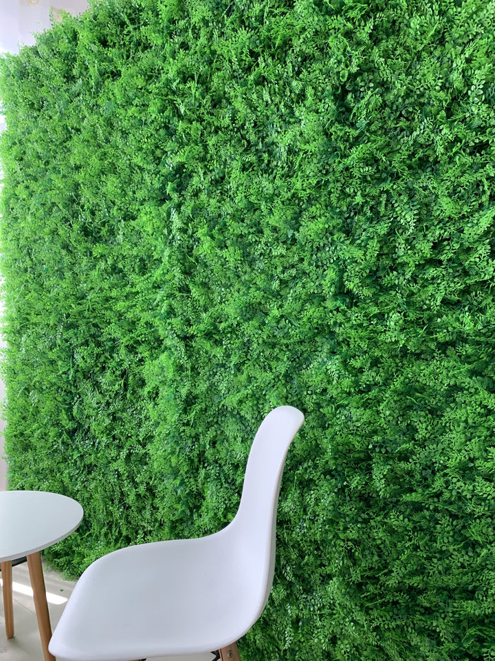 Green Milano Grass, Artificial Flower Wall, Wedding Party Backdrop