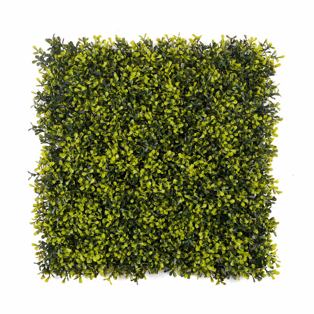 Green And Yellow Four-Leaf Clover Artificial Green Wall Panels, Faux Plant Wall