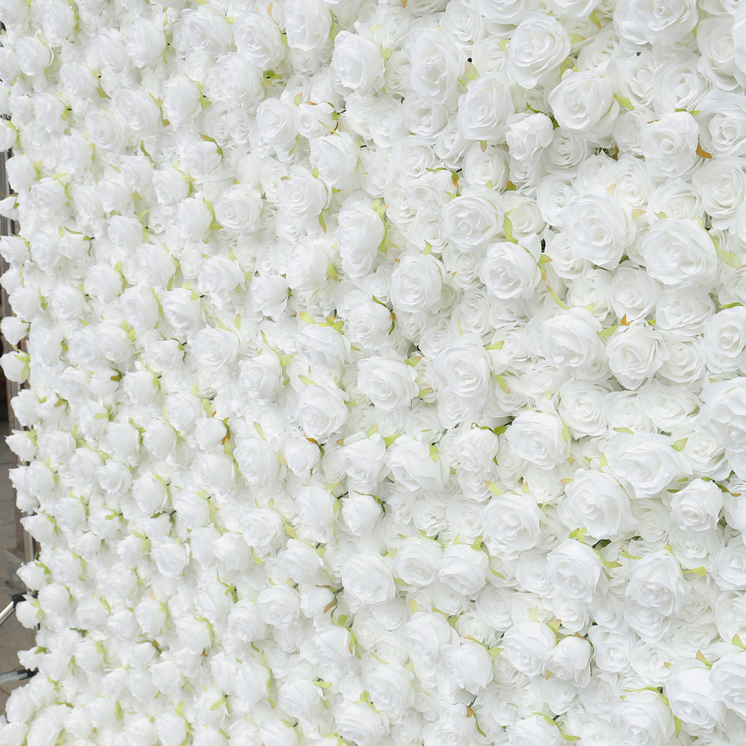 White Rose, Artificial Flower Wall, Wedding Party Backdrop