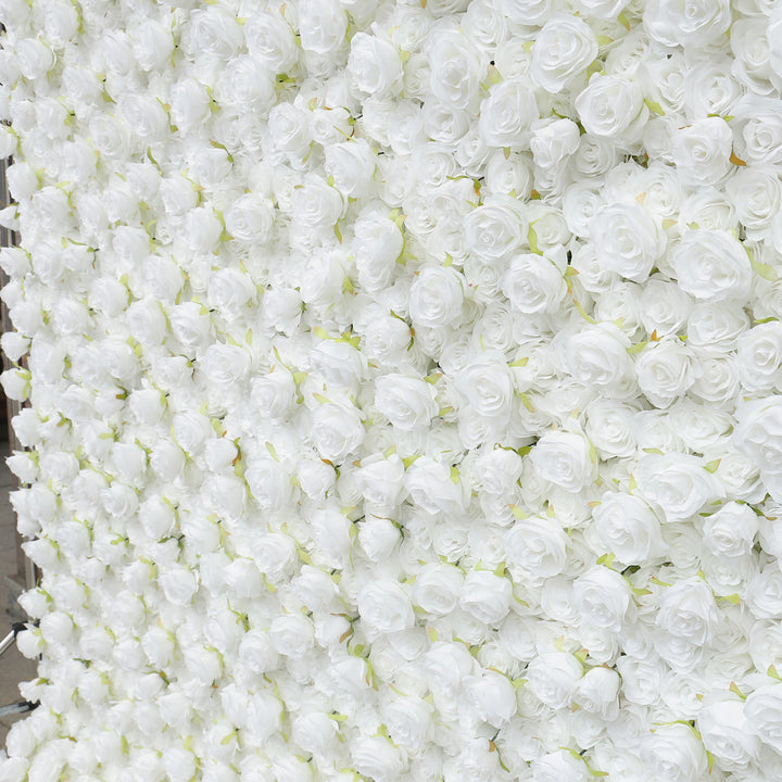 White Rose, Artificial Flower Wall, Wedding Party Backdrop