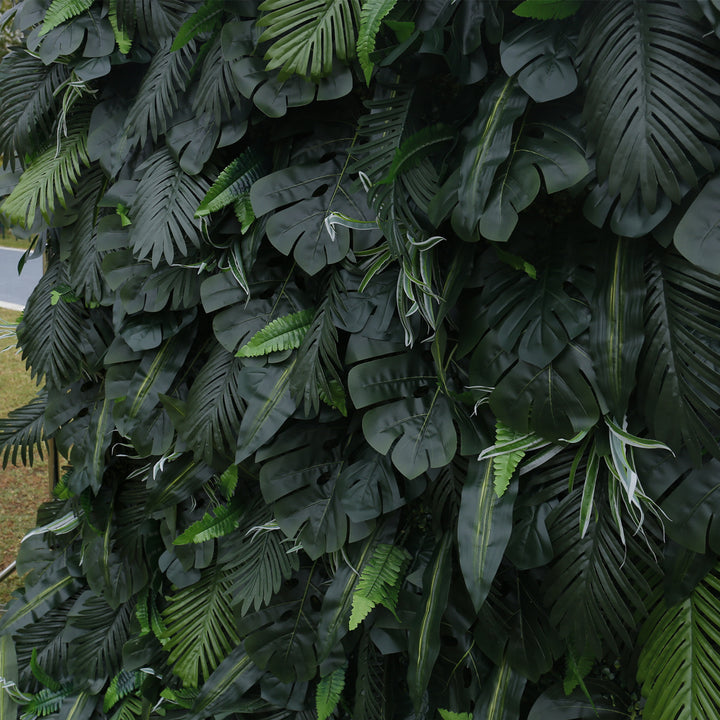 3D Cloth Faux Plant Wall, Greenery Wall, Fake Lawn