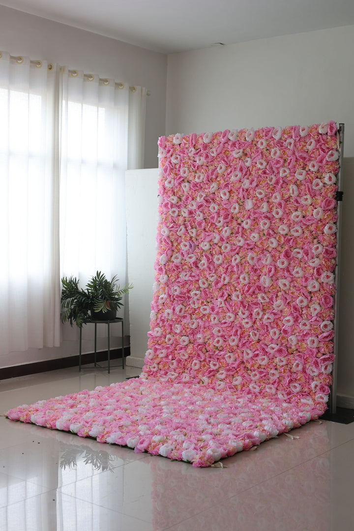 Pink And White Peony Flowers, Artificial Flower Wall, Wedding Party Backdrop