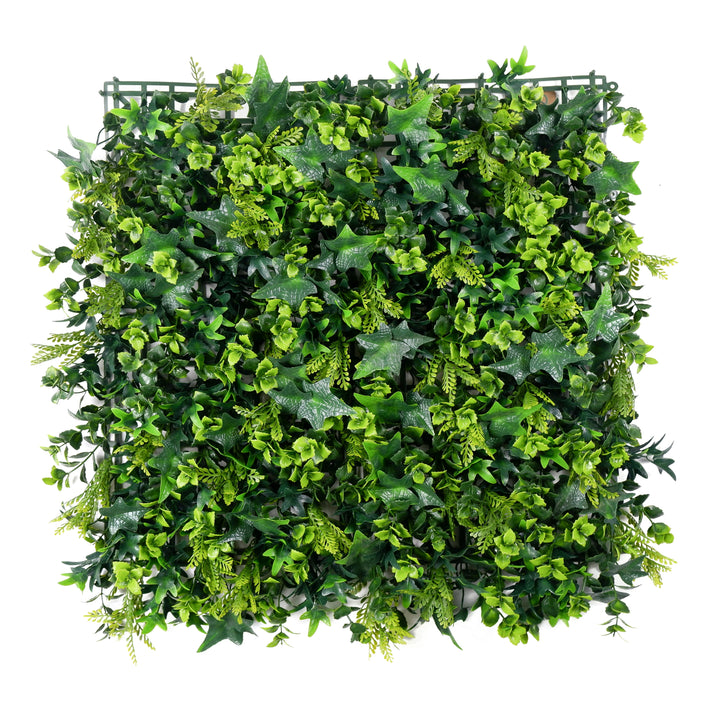Mixed Plants Artificial Green Wall Panels, Faux Plant Wall
