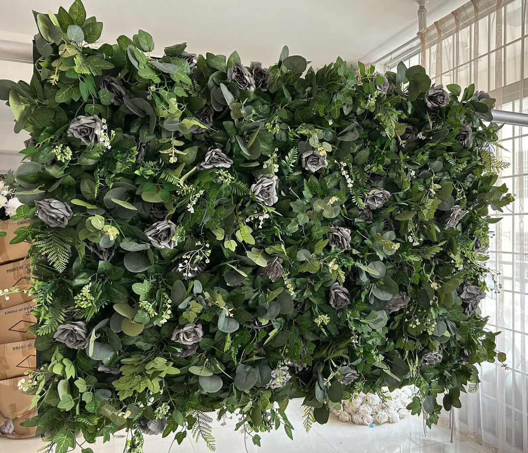 Jungle Flower, Artificial Flower Wall, Wedding Party Backdrop