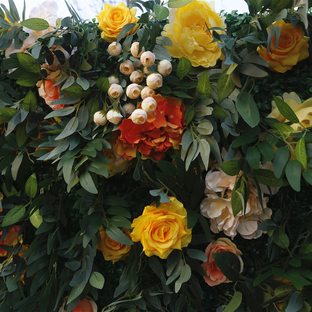 Forest, Artificial Flower Wall Backdrop