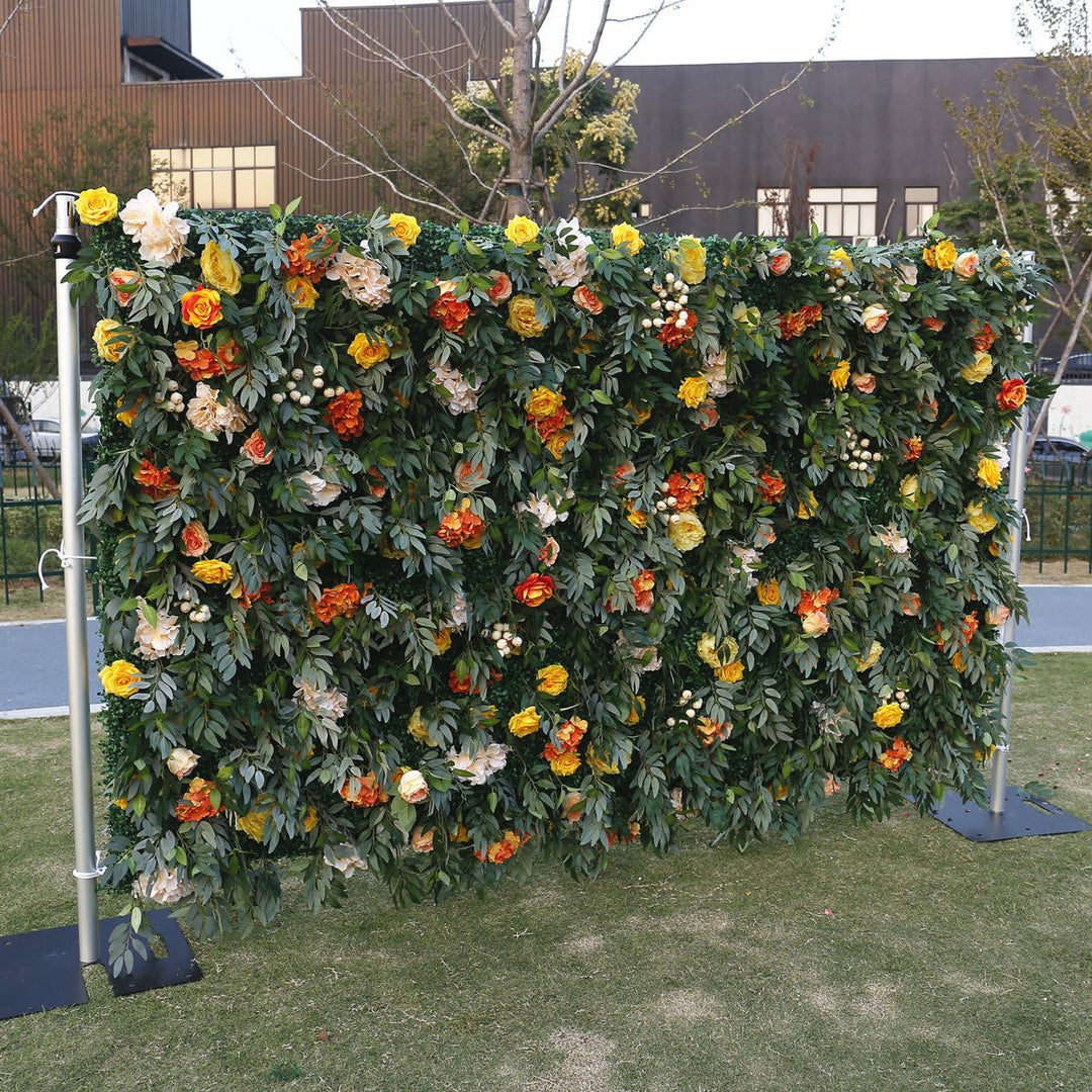 Forest, Artificial Flower Wall Backdrop