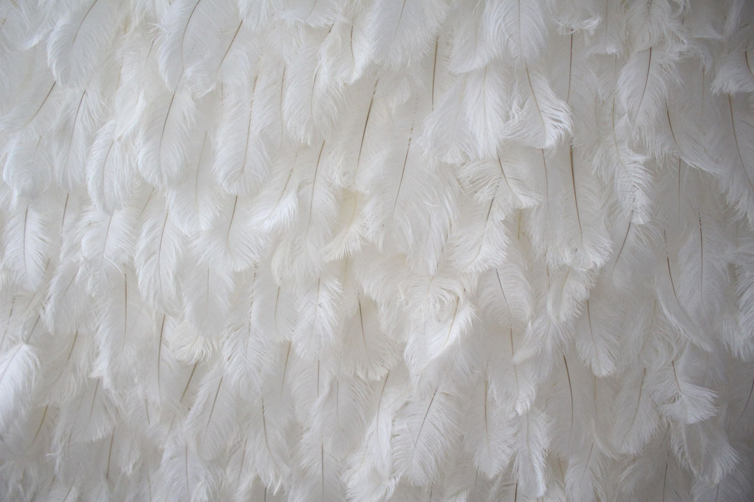 White Feather Flower Wall, Artificial Flower Wall, Wedding Party Backdrop