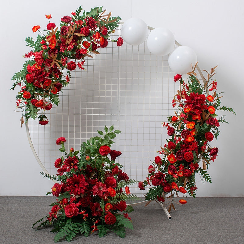 Multiple Color Options, Floral Arch Set, Wedding Arch Backdrop