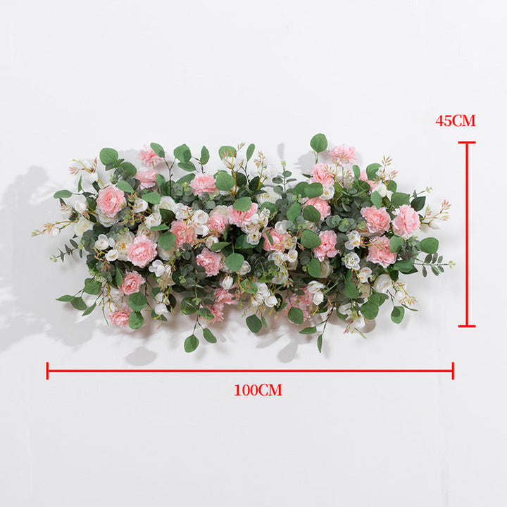 3D Mixed Roses With Eucalyptus Flower Runner