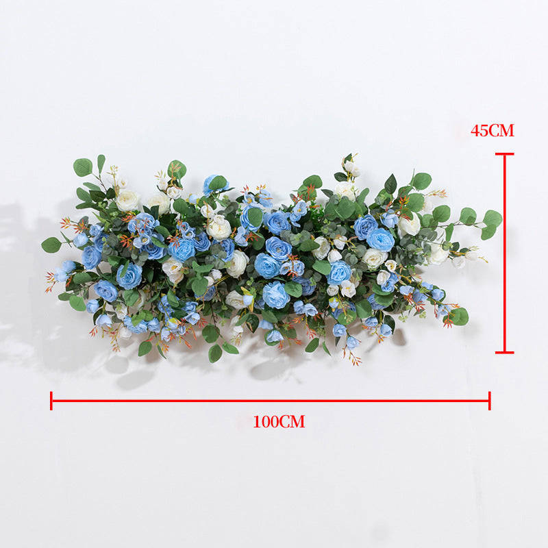 3D Mixed Roses With Eucalyptus Flower Runner