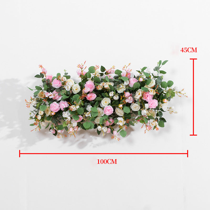 3D Mixed Roses With Eucalyptus Flower Runner