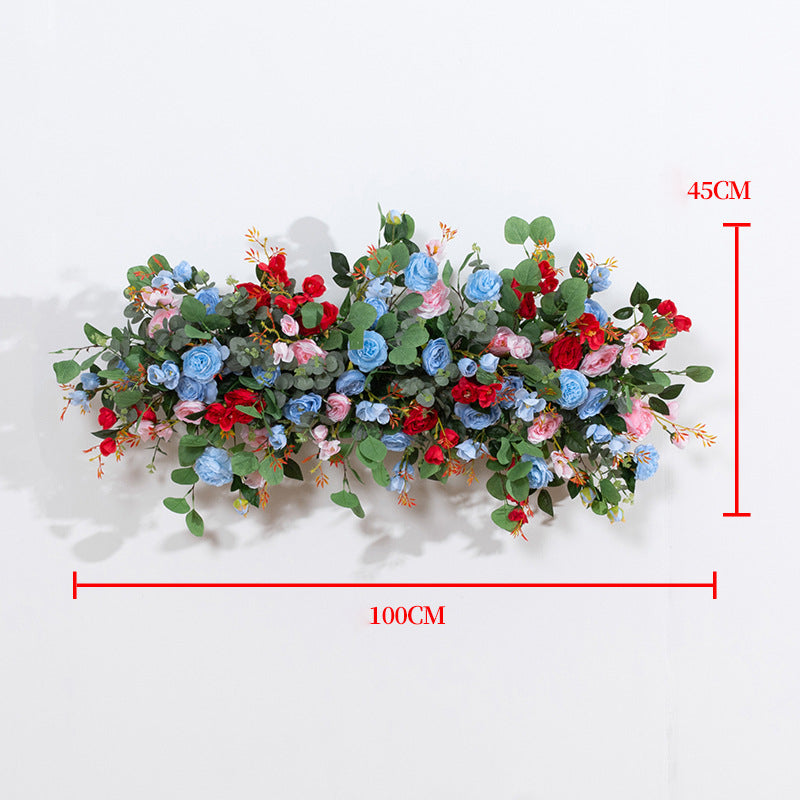 3D Mixed Roses With Eucalyptus Flower Runner