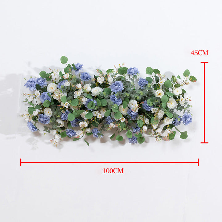 3D Mixed Roses With Eucalyptus Flower Runner