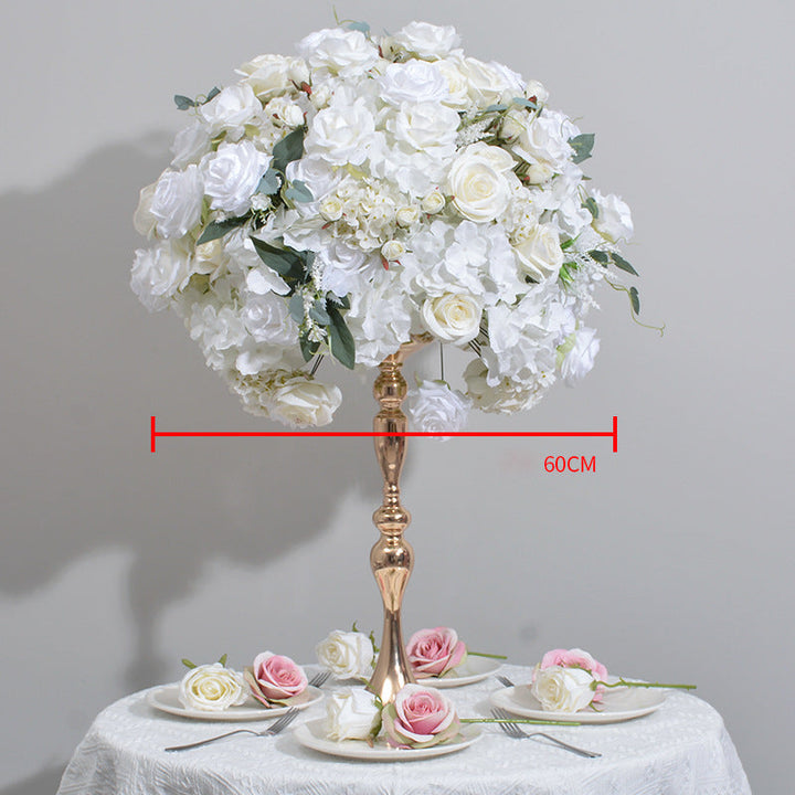 Roses With Hydrangeas Luxurious Wedding Flower Ball