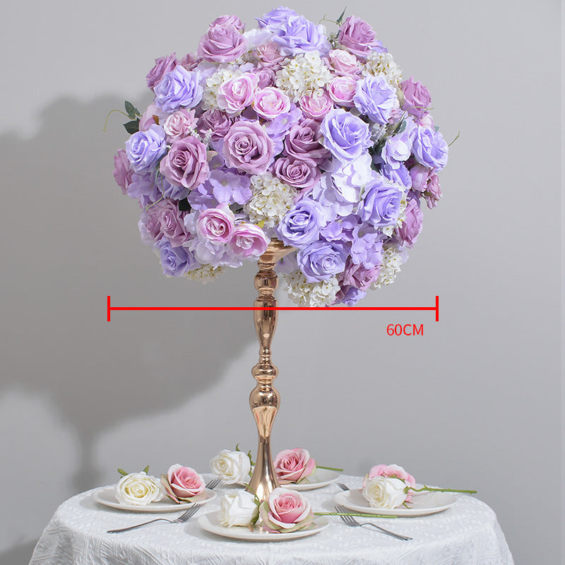 Roses With Hydrangeas Luxurious Wedding Flower Ball