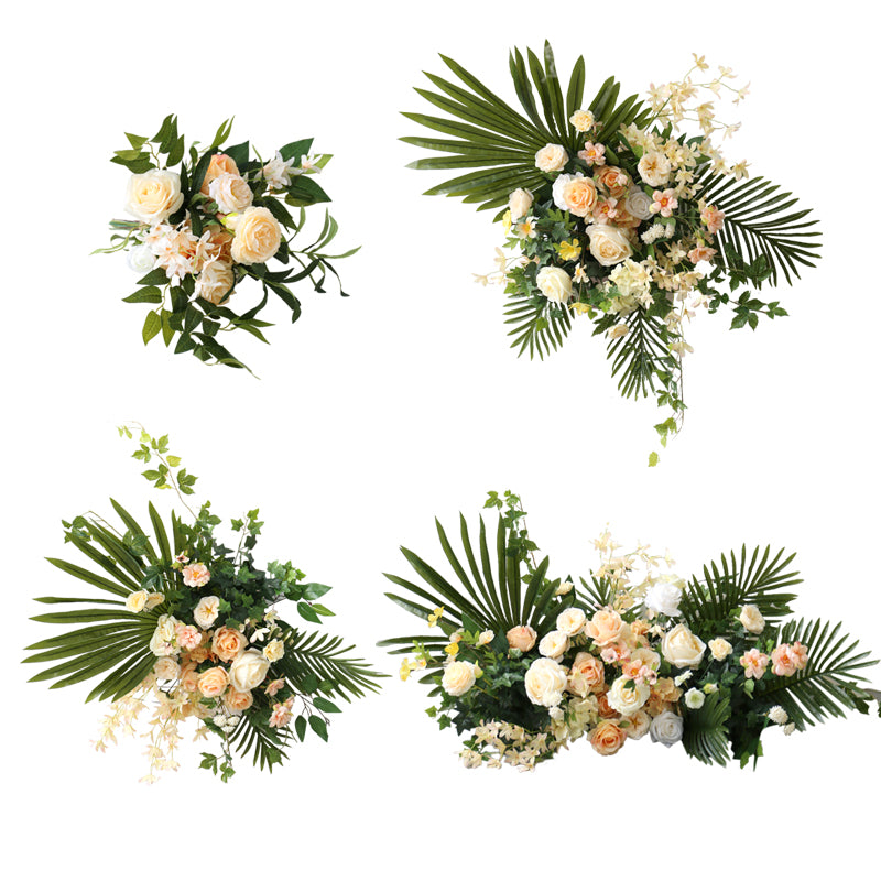 Beige Wedding Decoration, Beige Artificial Flowers, Diy Wedding Flowers