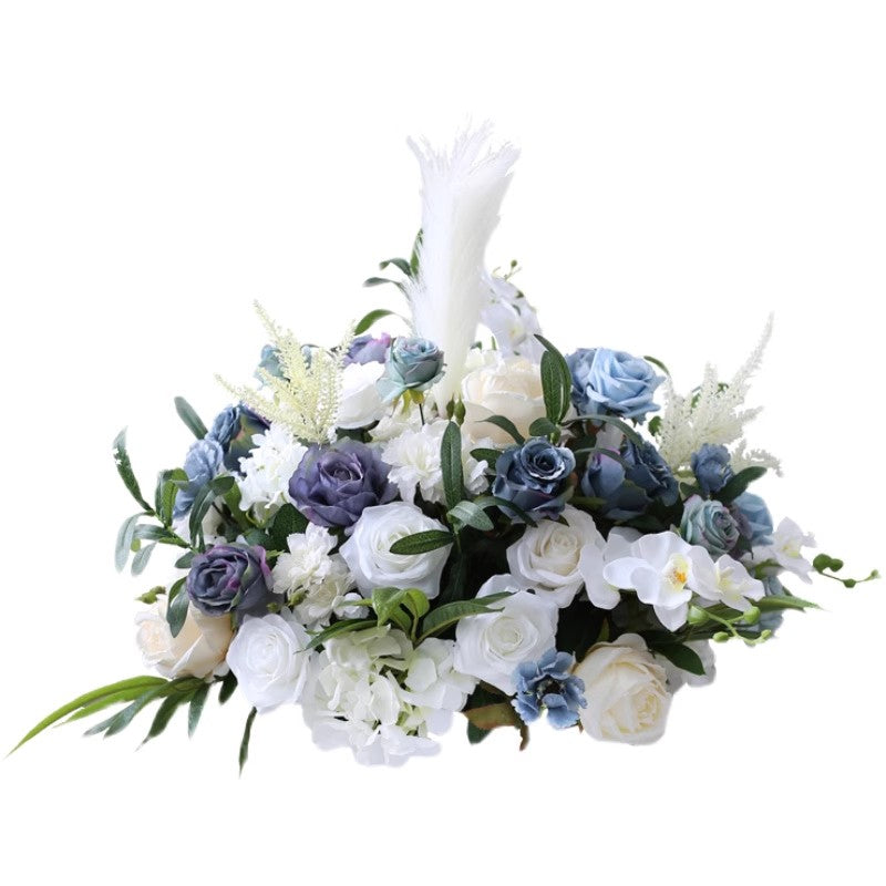 Blue Flowers Ball, Wedding Flowers, Blue Artificial Flowers, Diy Wedding Flowers