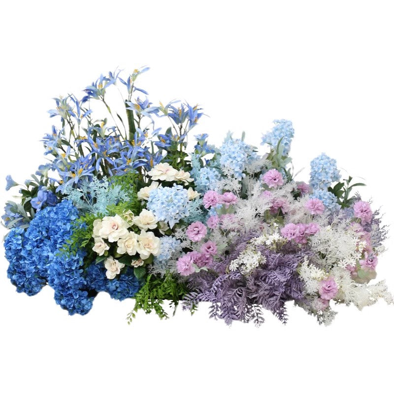 Party & Business Shop Decoration, Blue Artificial Flowers, Diy Wedding Flowers