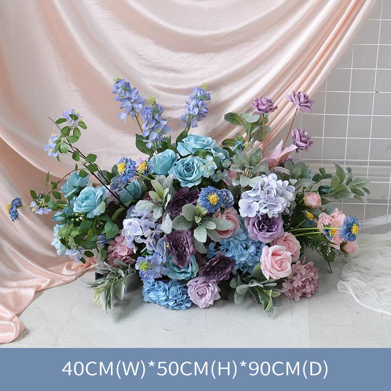 Blue & Purple Wedding Style, Blue Artificial Flowers, Diy Wedding Flowers