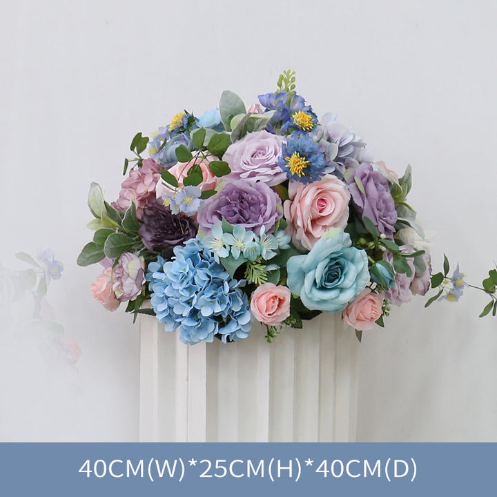 Blue & Purple Wedding Style, Blue Artificial Flowers, Diy Wedding Flowers