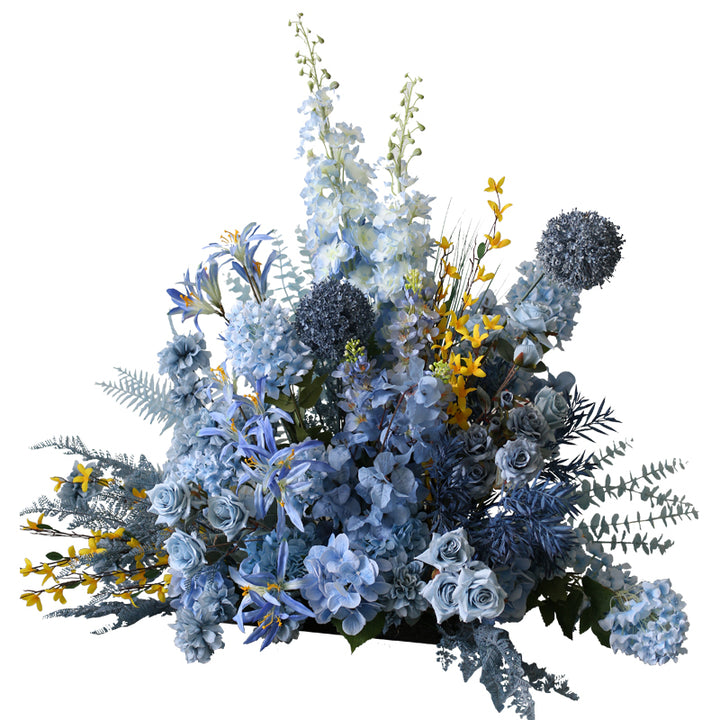 Blue Wedding Style, Blue Artificial Flowers, Diy Wedding Flowers