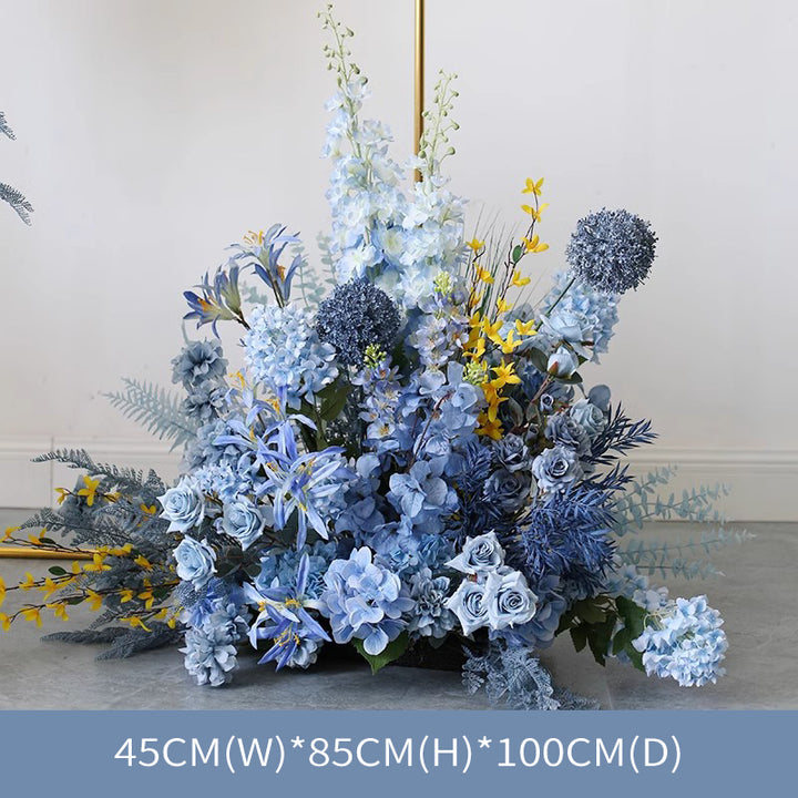 Blue Wedding Style, Blue Artificial Flowers, Diy Wedding Flowers