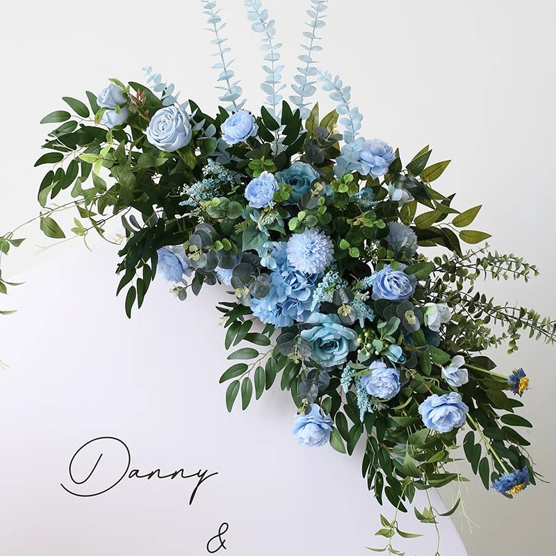 Blue Wedding Flowers, Blue Artificial Flowers, Diy Wedding Flowers