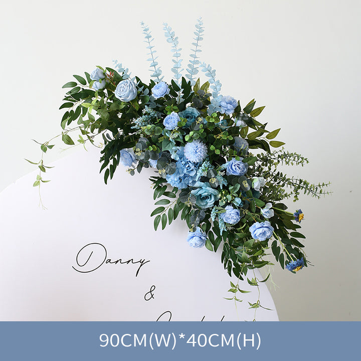 Blue Wedding Flowers, Blue Artificial Flowers, Diy Wedding Flowers