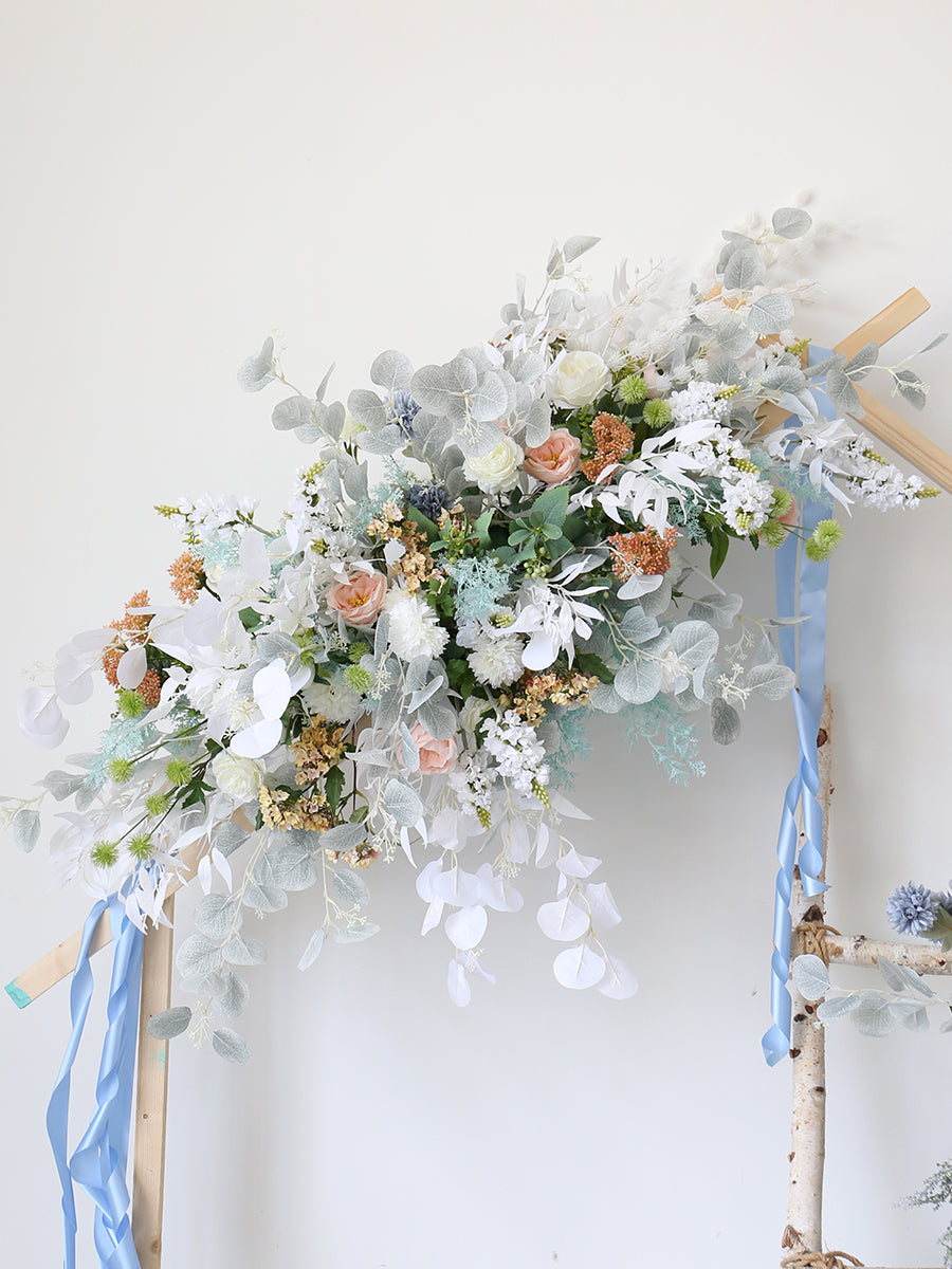 Light Blue Wedding Flowers, Blue Artificial Flowers, Diy Wedding Flowers