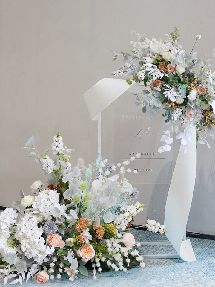 Light Blue Wedding Flowers, Blue Artificial Flowers, Diy Wedding Flowers