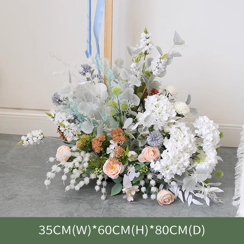 Light Blue Wedding Flowers, Blue Artificial Flowers, Diy Wedding Flowers