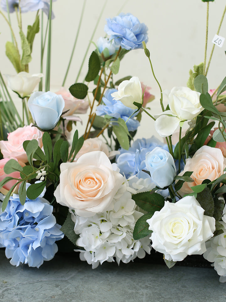 Party & Wedding Flowers, Blue Artificial Flowers, Diy Wedding Flowers