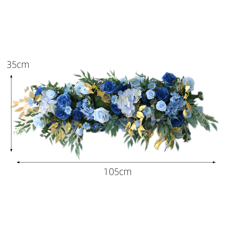 Deep Blue Wedding Arrangements, Blue Artificial Flowers, Diy Wedding Flowers