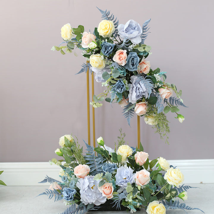 Party & Shop Flowers Decoration, Blue Artificial Flowers, Diy Wedding Flowers