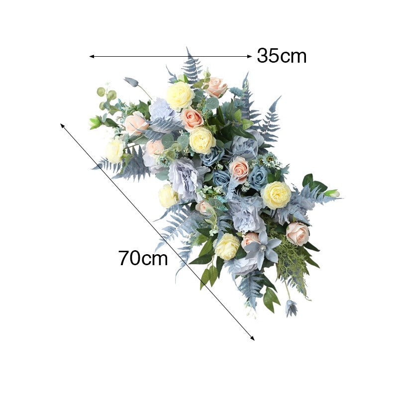 Party & Shop Flowers Decoration, Blue Artificial Flowers, Diy Wedding Flowers