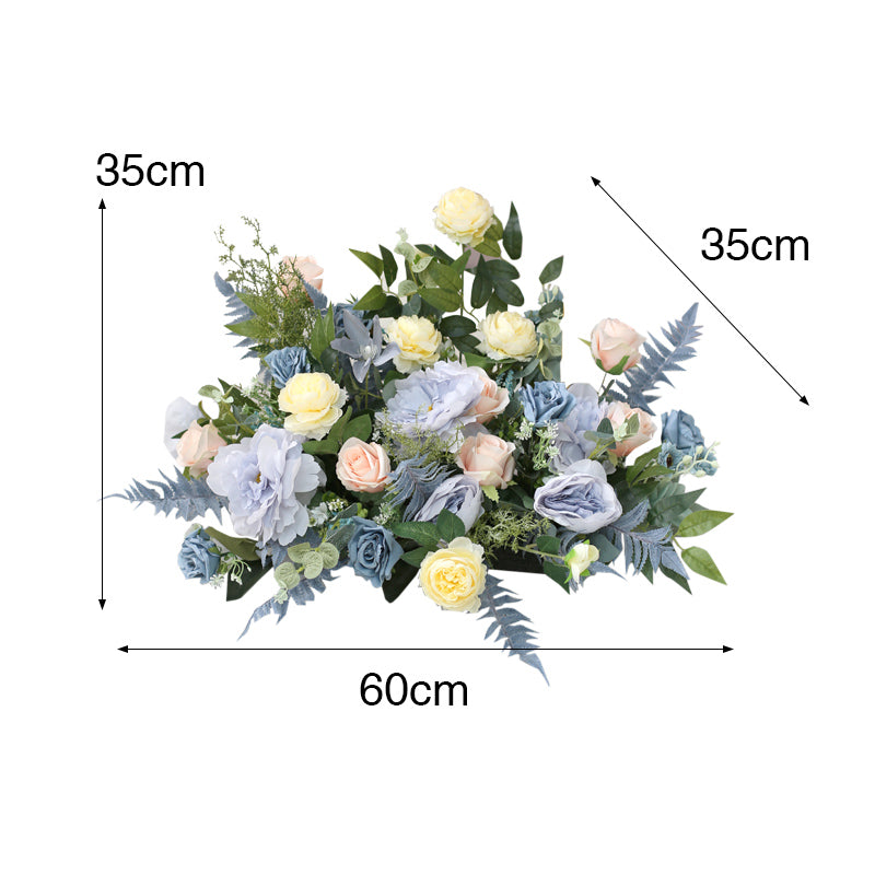 Party & Shop Flowers Decoration, Blue Artificial Flowers, Diy Wedding Flowers