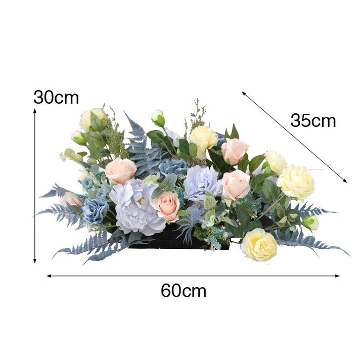 Party & Shop Flowers Decoration, Blue Artificial Flowers, Diy Wedding Flowers