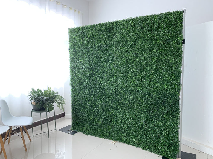 Green Milano Grass, Artificial Flower Wall, Wedding Party Backdrop