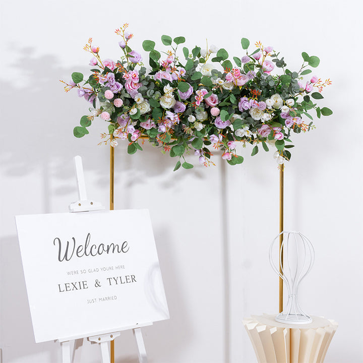 3D Mixed Roses With Eucalyptus Flower Runner