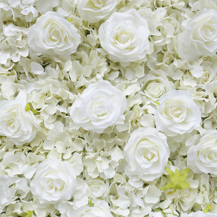 White Rose Hydrangea, Artificial Flower Wall, Wedding Party Backdrop