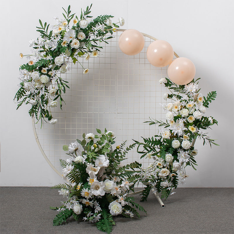 Multiple Color Options, Floral Arch Set, Wedding Arch Backdrop