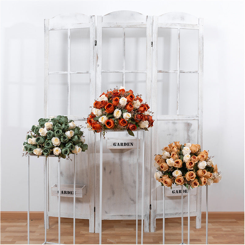 Multiple Color Options Roses Wedding Flower Ball