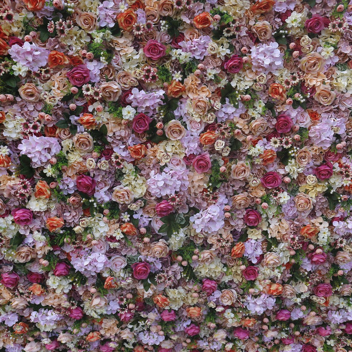 Mixed Flowers, Artificial Flower Wall, Wedding Party Backdrop