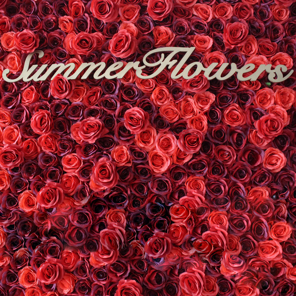 Luxury Mixed Red Rosesroses, Artificial Flower Wall Backdrop, Wedding Backdrop